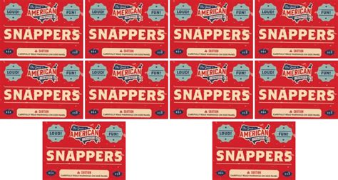 Buy 500 Party Snappers Snap Pop Pop Snapper Throwing Poppers Trick ...