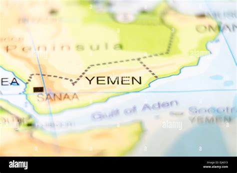 Map Of Yemen Map Hi Res Stock Photography And Images Alamy