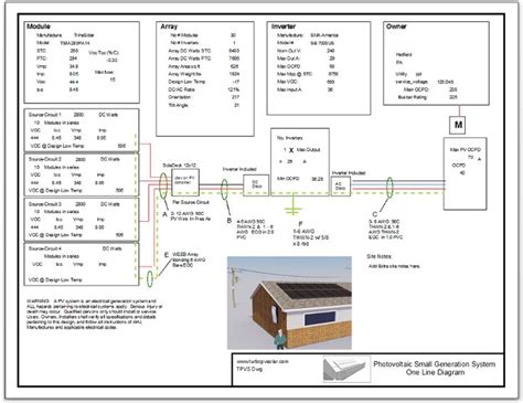 Single Line Diagram Solar Pv System Pv System Diagram