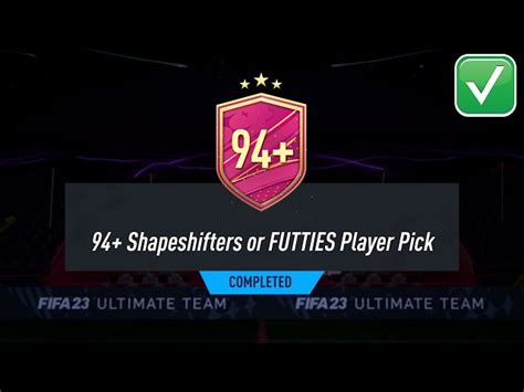 Fifa Shapeshifters Or Futties Player Pick Sbc August How