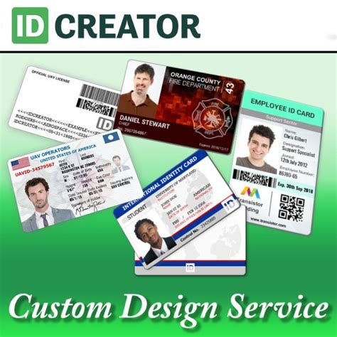 Id Card Designing Service From Call 855 Make Ids For More Information