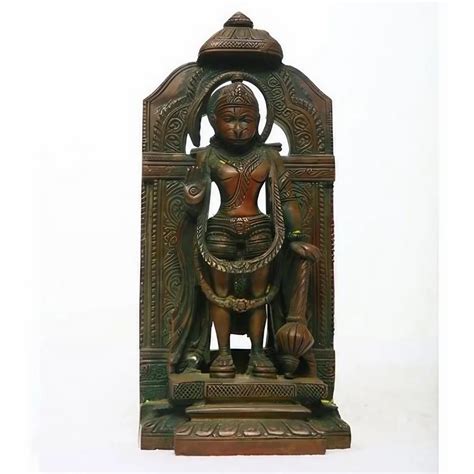 Chola Art Brown 9 X 4 Inch Bronze Hanuman Statue At Rs 7500 In