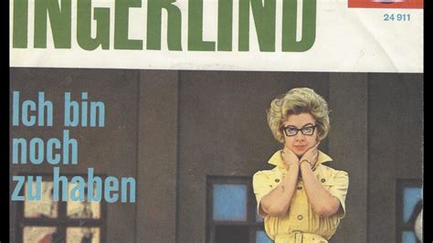 Ingerlind Ich Bin Noch Zu Haben 1962 Cover YouTube