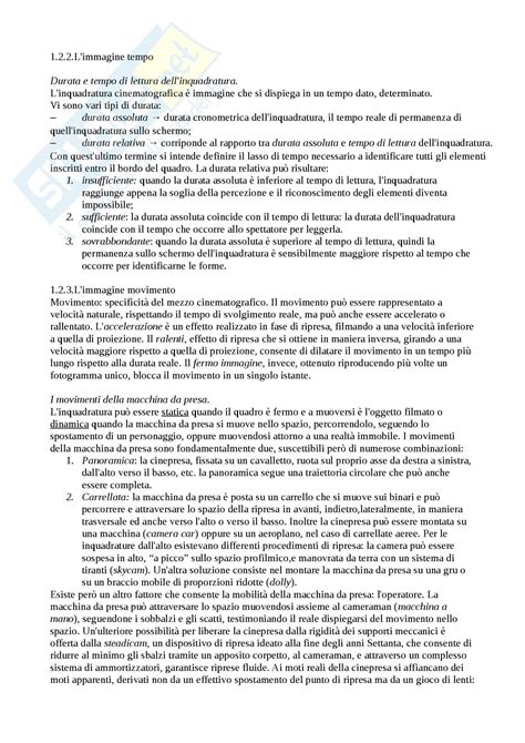 Riassunto Esame Storia E Critica Del Cinema Prof De Berti Libro