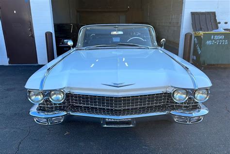 1960 Cadillac 62 Convertible White Rwd Automatic 62 Series Convertible