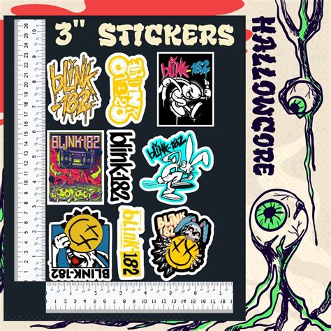 Blink 182 Sticker Pack 06 Etsy