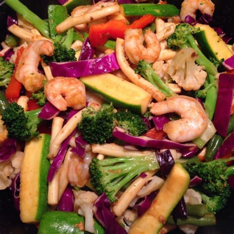 Simple Seafood Stir Fry {recipe} | Fit + Healthy 365