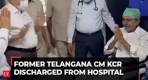 Former Telangana Cm Kcr Discharged From Hospital After Successful Hip