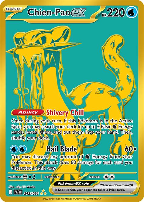 Chien Pao Ex Paldean Fates Paf Pkmncards