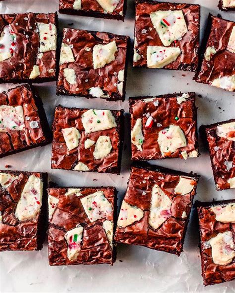 Peppermint Bark Brownies Recipe The Feedfeed