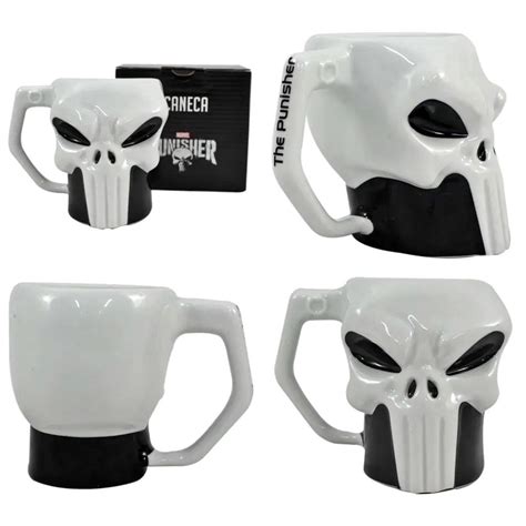 Caneca 3d Justiceiro Punisher Marvel Herois ORIGINAL Shopee Brasil