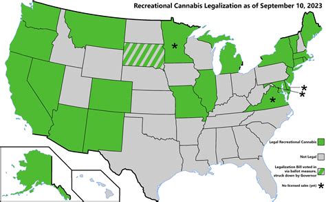 Current State Of Recreational Cannabis Legalization In The Usa V2 R