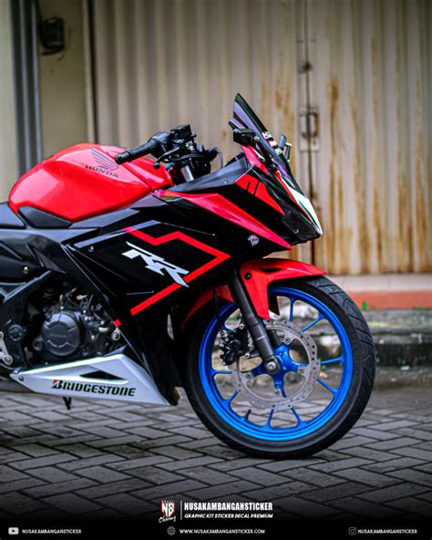 STRIPING HONDA CBR 150R MERAH FULLBODY Nusakambangan Sticker