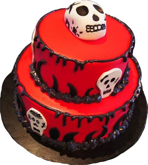 Horror Cake Decorated Cake By A La Roch Cakes Sweets Cakesdecor