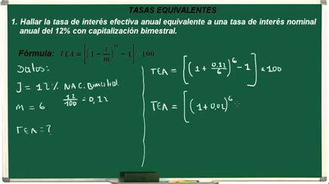 Tasa Nominal Y Tasa Efectiva Ejemplos Ejercicio 29 Youtube