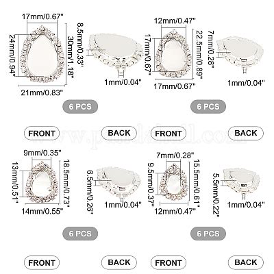 Wholesale PandaHall Prong Settings For Gemstones Pandahall