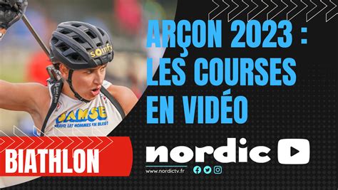 Biathlon La Vid O Des Courses Du Summer Tour D Ar On Nordic