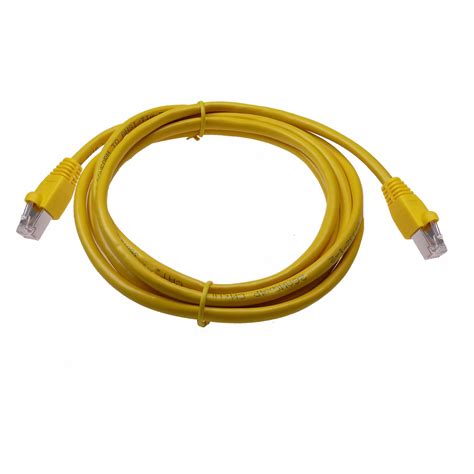 NTW 7 Cat6a Snagless Shielded STP Network Patch Cable Yellow