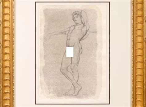 LORD LEIGHTON VINTAGE Male Nude Drawing Old Master Academic Classical English PicClick AU