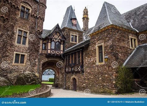 Cochem Imperial Castle the Reichsburg Cochem Stock Image - Image of ...