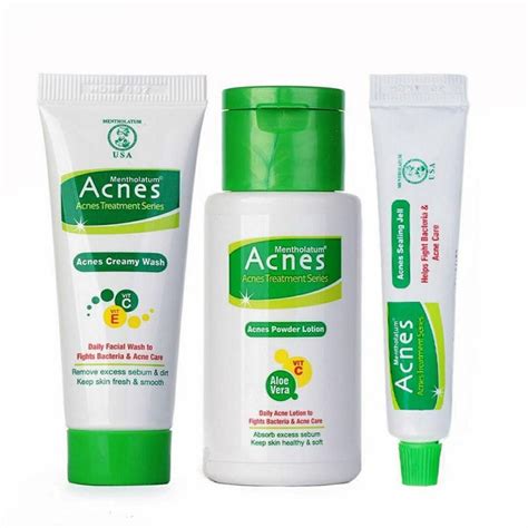 Jual Acnes Acne Treatment Series Acnes Creamy Wash Acnes Sealing