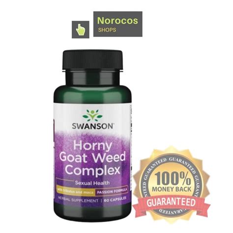 Jual Swanson Horny Goat Weed Complex With Tribulus And Maca Mg