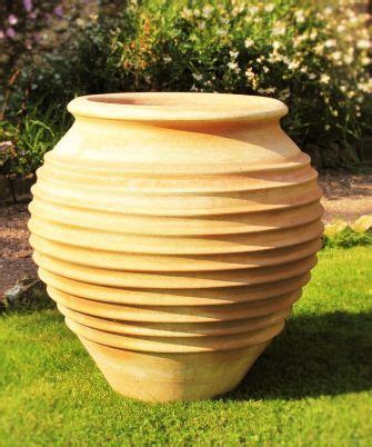 Amphoren Kreta Keramik Ficus Terracotta Vase Crete Holiday Deco