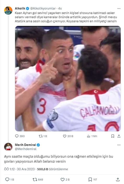 Merih Demiral Dan Arabistan Tepkisi