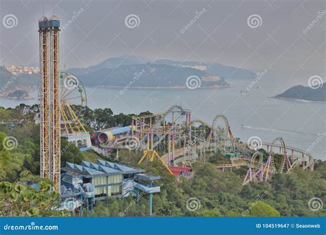 Rides in the Ocean Park Hong Kong at 2017 Editorial Photography - Image of entertainment, kong ...