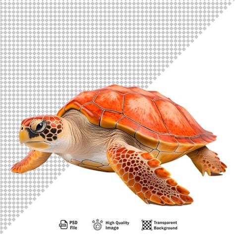 Premium Psd Sea Turtle On Transparent Background