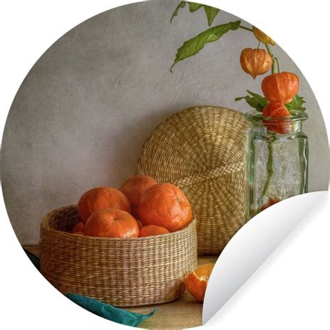 Wallcircle Muurstickers Behangcirkel Fruit Stilleven Plant