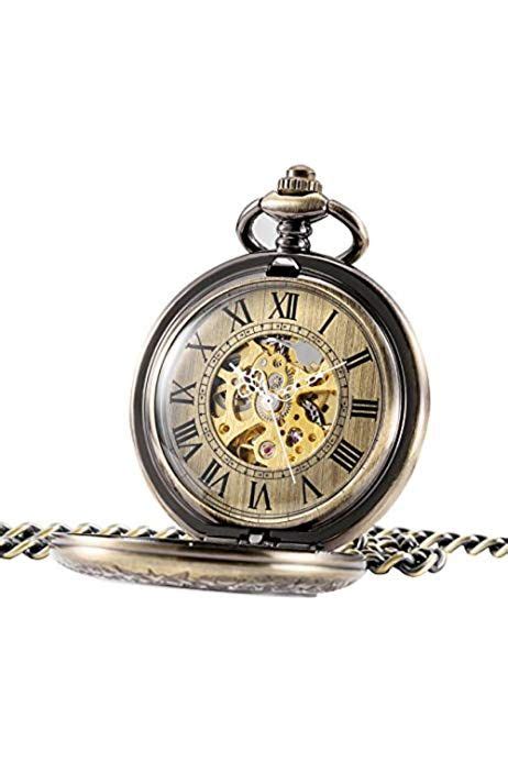 Bronze Kupferfarbene Harry Potter Taschenuhr Mit Motiv Der Hogwarts