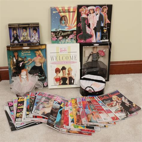 Mattel Barbie Dolls Magazines And Collectors Items Including Elvis Presley Ebth