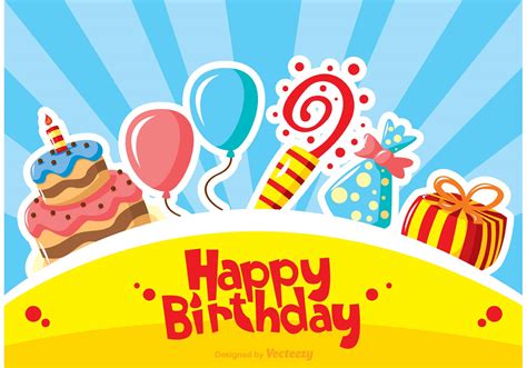 Happy Birthday Vectors Download Free Vector Art Stock Graphics And Images