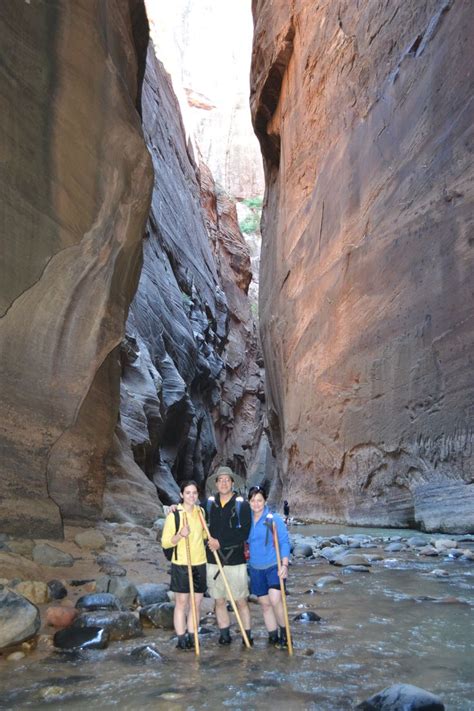 Hiking the Narrows in the Virgin River | Hiking the narrows, Natural landmarks, Landmarks