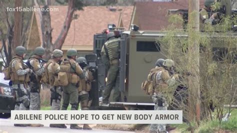 Abilene Police Hope To Get New Body Armor