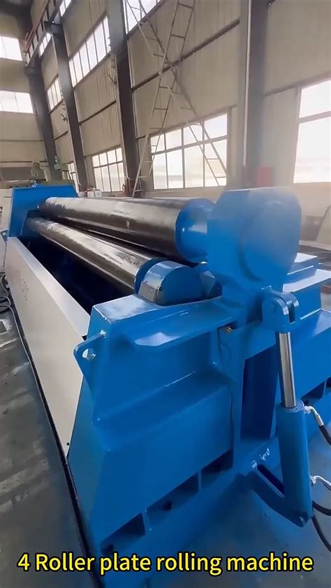 W12 Cnc Hydraulic 8x3200mm 4 Roller Steel Plate Rolling Bender Machine