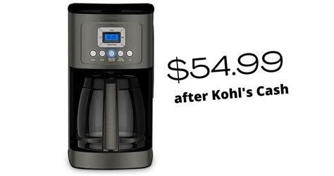 Cuisinart 14-Cup Coffee Maker for $54.99 After Kohl's Cash :: Southern ...