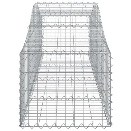 Vidaxl Paniers Gabions Arqu S Pcs X X Cm Fer Galvanis