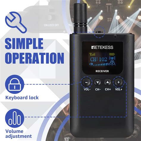 Retekess Tt Whisper Tour Guide System Long Battery Life With Slot