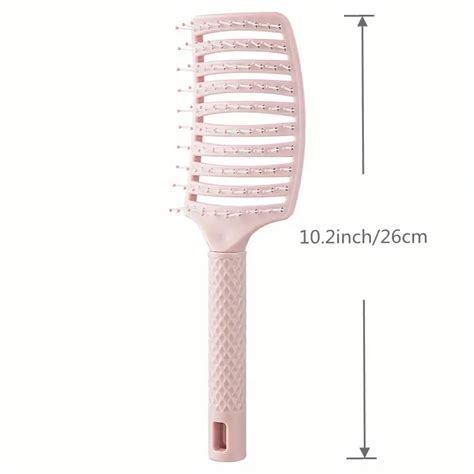 Hair Brush Detangling Curved Vented Hair Brushes Women Men Temu