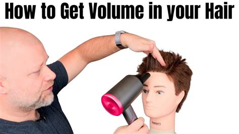 How To Get More Volume In Your Hair Thesalonguy Youtube