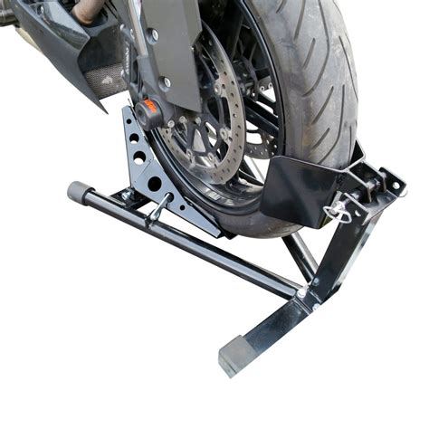 Rail Au Sol Pour Moto Avec Bascule B Quille De Moto Support De Roue De