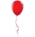 Red Balloon Ribbon Royalty Free Vector Image Vectorstock