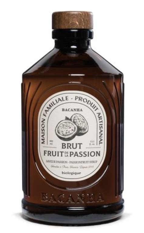 Sirop De Fruit De La Passion Bacanha Bio Cl