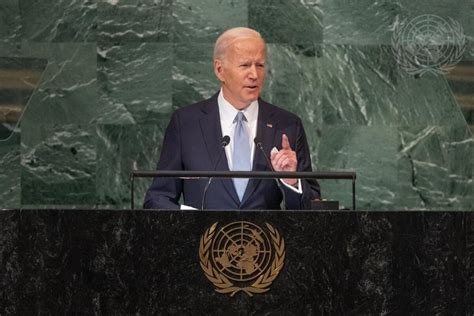 En La Asamblea General De Las Naciones Unidas El Presidente Biden