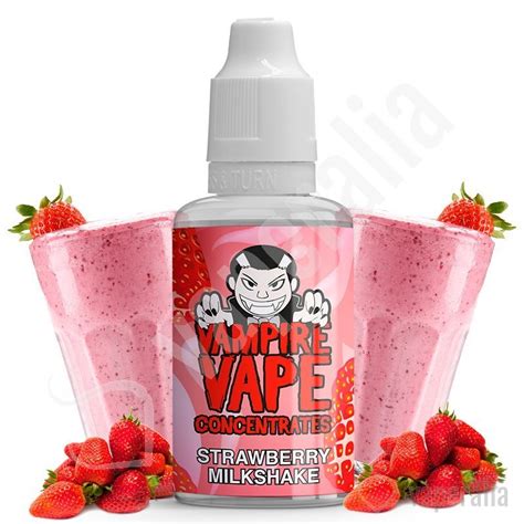 Aroma Strawberry Milkshake Ml Vampire Vape Vaperalia