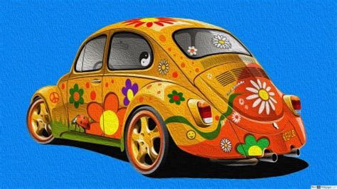 Hippie Car (#3260677) - HD Wallpaper & Backgrounds Download