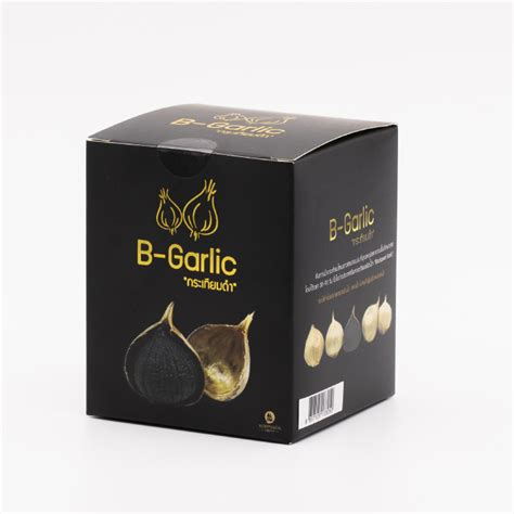 B Garlic บีการ์ลิค กระเทียมดำ รสหวาน ทานง่าย ขนาด 60 กรัม 18 กระปุก