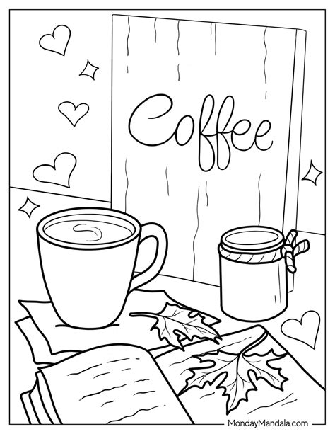 28 Coffee Coloring Pages Free Pdf Printables